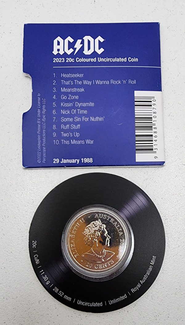 Set of 4 ACDC Uncirculated Collectable C0ins - IP390348 - Image 17