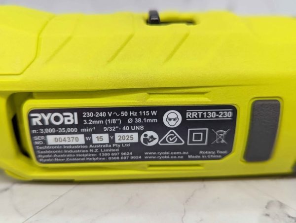 Ryobi Rotary Tool (RRT130-230) - BP389920 - Image 4