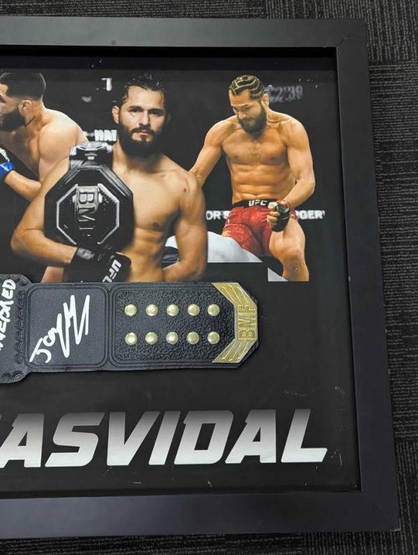 Framed UFC Jorge Masvidal Autographed Belt Memorabilia - BP391468 - Image 6