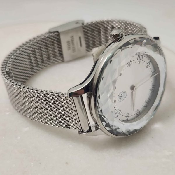 LADIES SILVER SWAROVSKI WATCH #GN367667 - Image 8