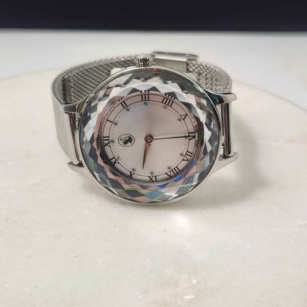 LADIES SILVER SWAROVSKI WATCH #GN367667 - Image 5