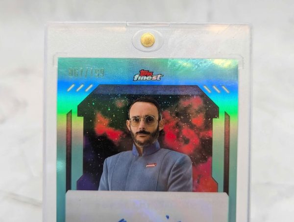 Topps Finest Star Wars Omid Abtahi as Dr. Pershing Autograph Card (067/199) - BP390993-10 - Image 3