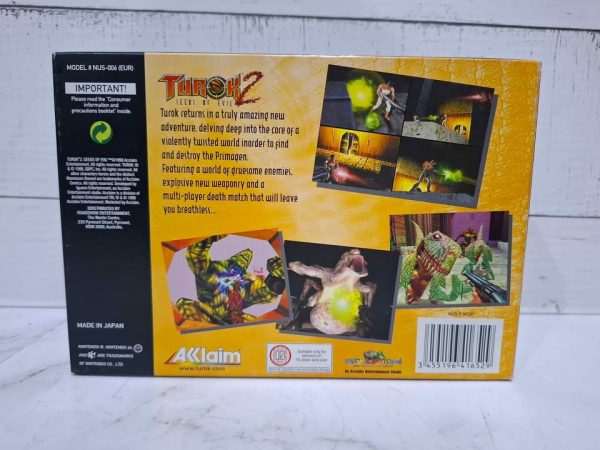 TUROK 2 - SEEDS OF EVIL NINTENDO GAME *NO MANUAL* TW388806-29 - Image 4