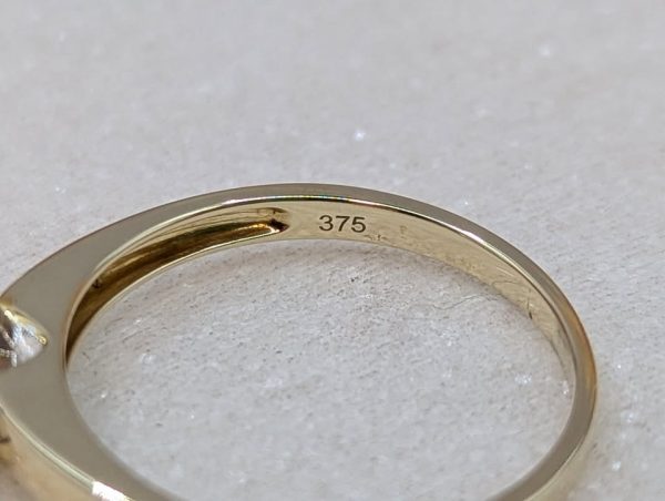 Valuated Ladies 9CT Yellow and White Gold Diamond Set Ring (3.12gms) - BP352406 - Image 6