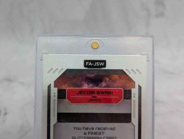 Topps Finest Star Wars Jecobi Swain as Jayco Autograph Card (02/10) - BP390993-3 - Image 6