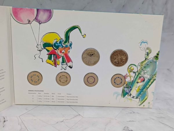Mr Squiggle & Friends 2019 Collectable 7-Coin Set - BP392937 - Image 4