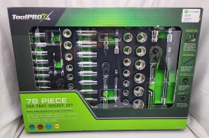 ToolPro X 78 Piece Eva Tray Socket Set - IP395897