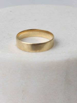 MENS 9CT YELLOW GOLD RING #GN398082