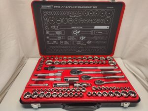 ToolPro Socket Set 1/4, 3/8 & 1/2" Drive Metric/SAE 81 Piece - IP394284