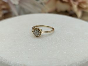 Ladies 14CT Yellow Gold Diamond Ring (1.7gms) - BP341608