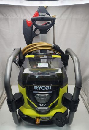 Ryobi 36V Battery Pressure Washer (RPW3600) with 36V Batteries and Charger - IP383116