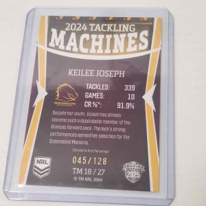 NRL BRONCOS TRADING CARD #GN365756