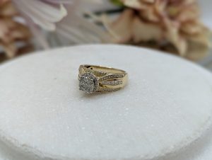 Ladies 14CT Yellow Gold Diamond Ring (5.7gms) - BP357540