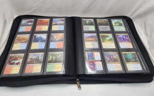 Magic of the Gathering Assorted Cards in Palms off Binder - IP398805