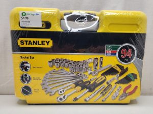 Stanley Socket Set 1/4" and 3/8" Drive 94 pcs SAE & MM - IP387328
