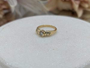 Valuated Ladies 18CT Yellow Gold and Diamond Set Ring (4.61gms) - BP360351