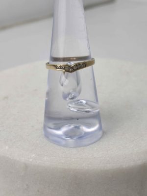 LADIES 9CT GOLD DIAMOND RING #GN402032