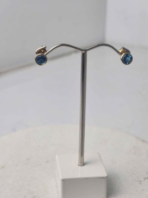 LADIES 9CT YELLOW GOLD STUD EARRINGS #GN399287