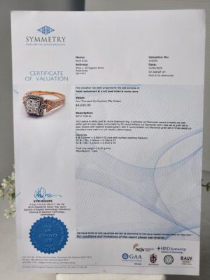 LADIES 14CT YELLOW GOLD RING (WITH VALUATION) #GN403716