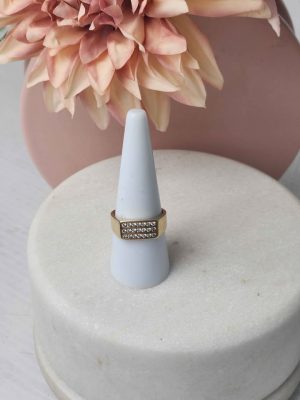 MENS 9CT YELLOW GOLD RING #GN403720