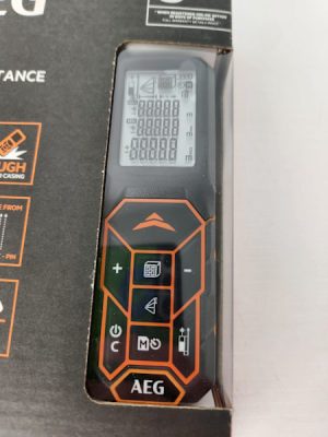 AEG 50M LASER DISTANCE MEASUREER IN BOX #GN393144