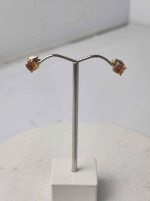 LADIES 9CT YELLOW GOLD STUD EARRINGS #GN399288