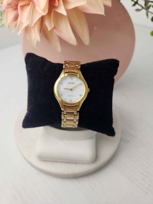 LADIES GOLD CITIZEN ECO DRIVE WATCH #GN381939