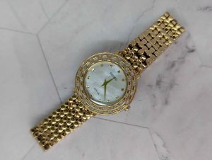 Ladies Seiko Tressia 36 Diamond Solar Dress Watch - BP401406