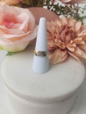 UNISEX 9CT YELLOW GOLD RING #GN356520