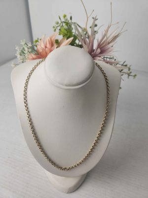 UNISEX 9CT YELLOW GOLD NECKLACE #GN405453