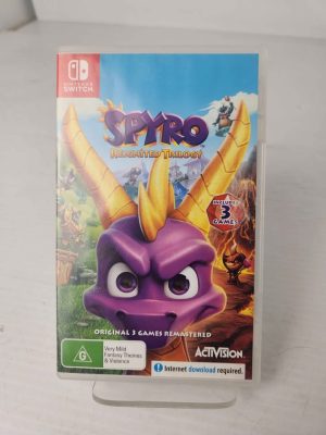 NINTENDO SWTICH GAME (SPYRO REIGNITED TRILOGY) IN CASE #GN407291