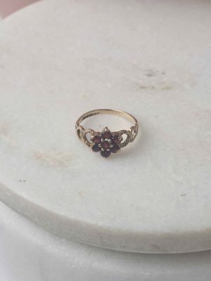 LADIES 9CT YELLOW GOLD RING #GN404938