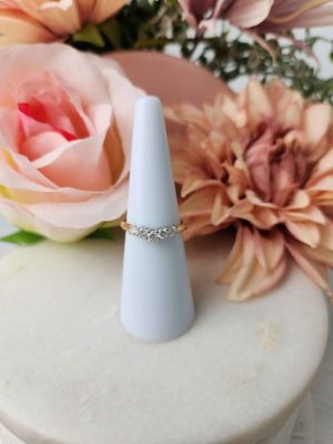 10CT YELLOW GOLD DIAMOND RING #GN391018