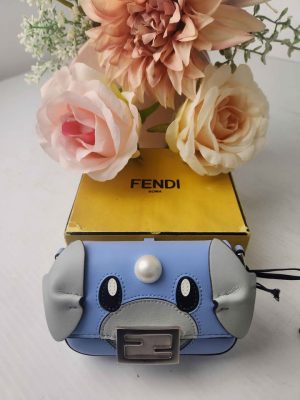 FENDI NANO BAGUETTE MAXI BUCKLE BAG #GN357387