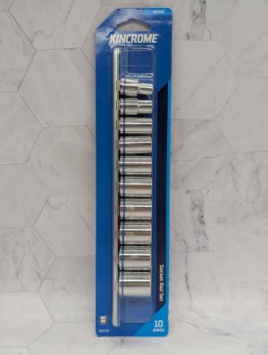 Sealed Kinchrome Metric 10 Pce Socket Rail Set - BP407664