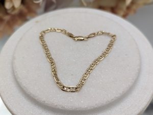 Ladies 9CT Yellow Gold Anchor Bracelet (4.4gms) - BP353193