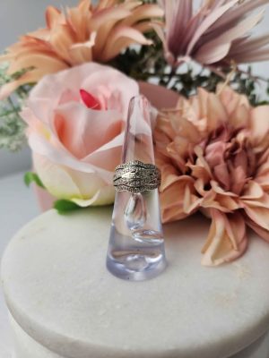 9CT YELLOW GOLD PATTERN RING #GN408971