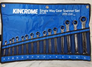 Kincrome 15 Piece Single Way Spanner Set TW403873