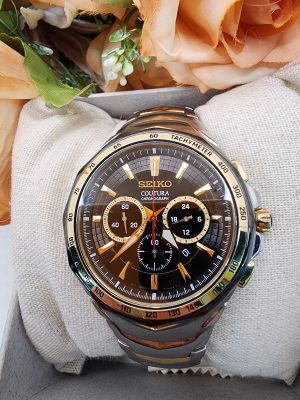 Seiko Coutura Chronograph Men's Sapphire Crystal Watch - IP405742