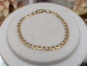 Ladies 10CT Yellow Gold Curblink Bracelet (3.7gms) - BP403769