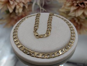 Mens 9CT Yellow Gold Curblink Chain Necklace (32.8gms) - BP405621