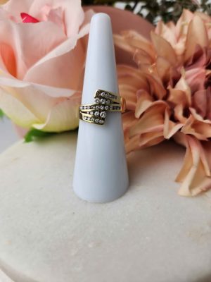 9CT YELLOW GOLD RING #GN370798