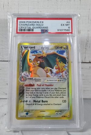 2006 Charizard Holo Crystal Guardians PSA6 Pokemon Card TW407656-6