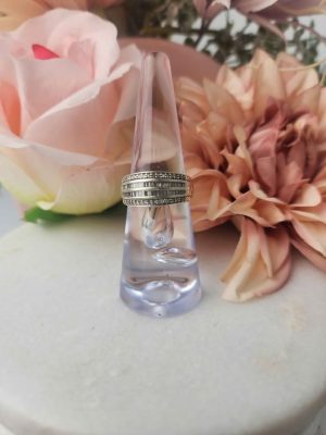 9CT WHITE GOLD DIAMOND RING #GN408972