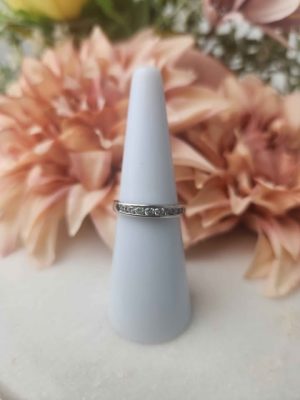 14CT WHITE GOLD DIAMOND RING #GN319920