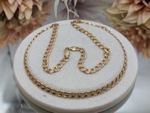 Unisex 14CT Yellow Gold Curblink Chain Necklace (31.36gms) - BP403677