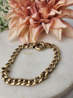 9ct Yellow Gold Belcher Bracelet - GN344762
