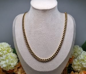 10ct Yellow Gold Curb Link Chain TW401123