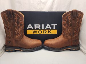 Ariat Men's WorkHog Wide Square toe Steel Cap Boots - IP404990