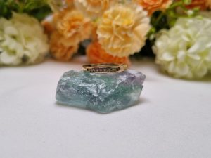 9ct Yellow Gold Channel Set Ring TW410014